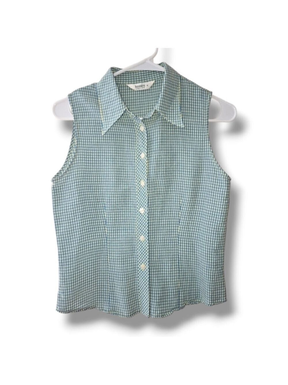 Vintage Bossini Gingham Tank Top